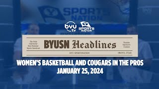 Today at BYU Womens Basketball and Cougars in the Pros [upl. by Godden]