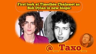 First look at Timothée Chalamet asBob Dylan in new biopic [upl. by Ellennod]