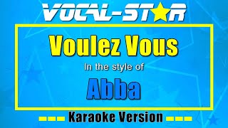 Voulez Vous Karaoke  Abba Karaoke Version [upl. by Hildick]