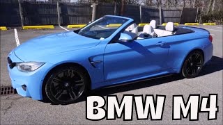 BMW M4 Convertible POV Review Yas Marina Blue [upl. by Edmondo375]