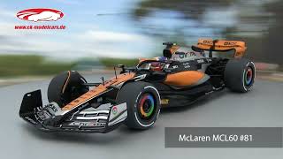 ckmodelcarsvideo Oscar Piastri McLaren MCL60 81 4th British GP Formel 1 2023 118 Solido [upl. by Kenric146]