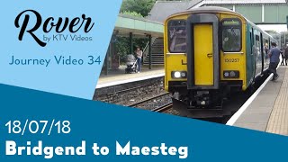 Bridgend to Maesteg Journey Video [upl. by Marti]