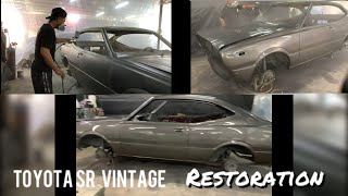 TOYOTA SR restoration repaint 2024 in support by BORDSKIE works moto vlog located dumaguete city [upl. by Eade]