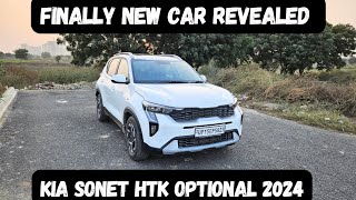 Kia Sonet 2024 Review  Kia Sonet HTK optional 2024 [upl. by Fransis]