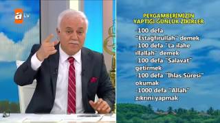 Peygamberimizin yaptığı günlük zikirler  Nihat Hatipoğlu Sorularınızı Cevaplıyor 178 Bölüm  atv [upl. by Pyotr765]