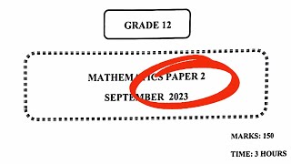 Prelim 2023 Statistics Grade 12 Mathematics Y  A  BX [upl. by Emmerich]