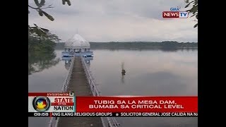 SONA Tubig sa La Mesa Dam bumaba sa critical level [upl. by Sheets]