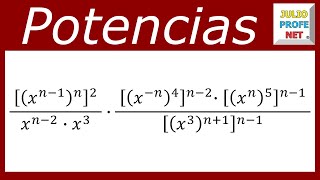 SIMPLIFICACIÓN DE EXPRESIONES CON POTENCIAS  Ejercicio 3 [upl. by Fifine]