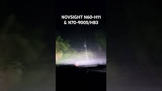 novsight n70 amp n60 headlights too powerful [upl. by Oihsoy]