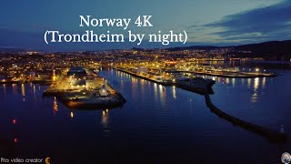 Norway 4K Trondheim by night [upl. by Sivie]