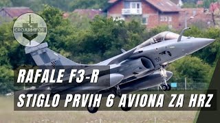 CROARMFOR 72 Prvih 6 hrvatskih Rafale F3R stigli u Hrvatsku  Hrvatska Vojska  Croatian Army [upl. by Slaohcin990]