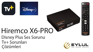 Hiremco X6PRO Disney Ses Sorunu ve Tv Sorunu Güncellemesi [upl. by Grania]