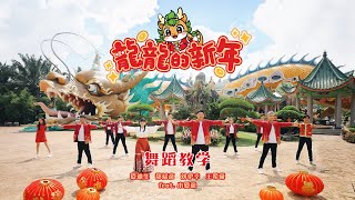 舞蹈教学 DANCE TUTORIAL  龍龍的新年 LONG LONG NEW YEAR  团康  律动  演唱：郑斌彦 爱迪生 刘伊幸 王希豪 feat 小愛龍 [upl. by Gray20]