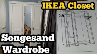 Ikea Wardrobe Closet Songesand Review [upl. by Aliemaj]