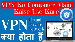 How to use free vpn in pc  laptop me vpn kaise use kare  VPN Use Kare PC Main How to Use VPN in PC [upl. by Yntruoc]