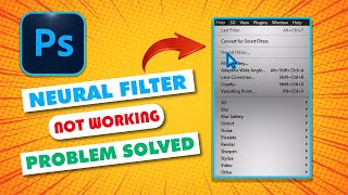 Neural filters photoshop not working  neural filters photoshop  photoshop 2023 [upl. by Afnin]