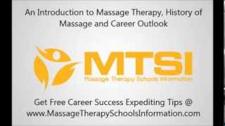 An Introduction to Massage Therapy Its History Evolution amp Career Outlook [upl. by Ethbun151]