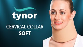 How to wear Tynor Cervical Collar Soft for good supportampgentle immbolization of the neckcerv spine [upl. by Rossy]