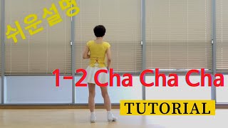 12 Cha Cha Cha Line Dance Beginner Ria VosTutorial [upl. by Megdal]