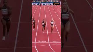 Celera BARNES 🇺🇸❤️❤️ 100m Final — 1119 shorts athletics viral [upl. by Neehsuan]