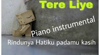 Tere Liye  Rindunya hatiku padamu kasih piano Cover [upl. by Pahl]