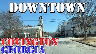 Covington  Georgia  4K Downtown Drive [upl. by Niad]