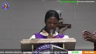 OUR ALL NIGHT LIVE VIGIL WITH EVANG JEROME OGBONNA HOLY MASS [upl. by Orgell104]