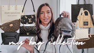 DESIGNER BAG COLLECTION 2022  Feat LOUIS VUITTON  CHANEL  PRADA  CELINE [upl. by Guimar]