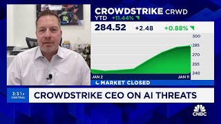 Crowdstrike CEO on dark AI Youre going to see more cybercrime happening quicker than ever before [upl. by Nivrac]