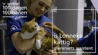 Wat doet een dierenarts assistent Loop een dagje mee  Randstad  Dag 53 [upl. by Hettie]