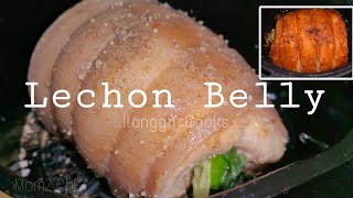 Cooking Lechon Belly using Airfryer for 40 mins  Easy Recipe crunch and tasty [upl. by Ylicec]