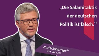 quotWas wir brauchen sind schwere Waffenquot UkraineBotschafter Andrij Melnyk  maischberger die woche [upl. by Yellah805]