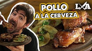 Pollo a la Cerveza Negra al Disco  Receta de Locos X el Asado [upl. by Ettenahc]