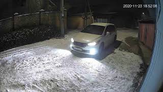 Honda Stream RSZ RN8 Simple Snow Drift Road to Home [upl. by Graybill189]