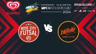 Montesilvano Futsal Cup 2024  UNDER 19 FEM FINALS 12  ROSE CITY vs TIKITAKA FUTSAL FRANCAVILLA [upl. by Malamut]