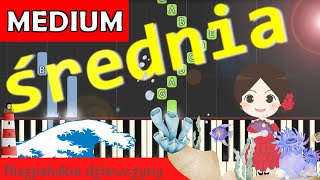 🎹 Hiszpańskie dziewczyny  Piano Tutorial średnia wersja 🎵 NUTY W OPISIE 🎼 [upl. by Arjun]