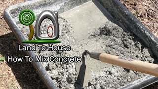 How To Mix Concrete [upl. by Anirrak661]