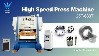 Motor Iron Core High Speed Punch Press [upl. by Domini815]