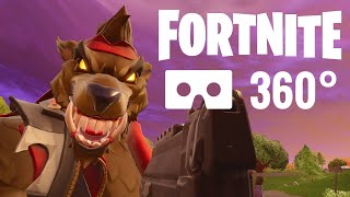 360 video Fortnite Virtual Reality Google Cardboard Samsung Gear VR [upl. by Anirdua]