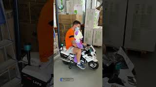 Motos de batería de policía 👮‍♀️ para niños 🧒 shorts [upl. by Aramad742]