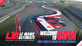 Le Mans Ultimate Welcome to COTA 🦅 [upl. by Netsrek492]