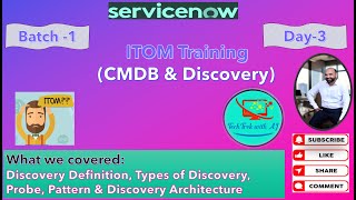 ITOM Training  CMDB amp Discovery  Batch 1  Day 3  Type of Discovery amp Discovery Architecture [upl. by Adnalu]