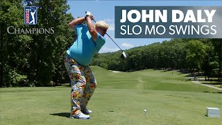 John Daly’s swing in slow motion every angle [upl. by Achorn95]