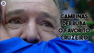 CAMPINAS ELIMINA O SADA CRUZEIRO NA SUPERLIGA MASCULINA 2324 [upl. by Mozelle]