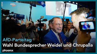 AfDParteitag Wahl der Bundessprecher der Partei  290624 [upl. by Babbie]