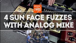 That Pedal Show – Germanium And Silicon Four Analog Man Sun Face Fuzzes With Analog Mike [upl. by Alroy]