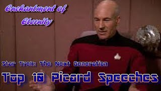 Star Trek TNG Top 10 Picard Speeches [upl. by Alleon]