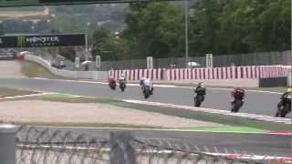 Campeonato MotoGP 2012 en Montmeló desde la Tribuna N [upl. by Andre17]