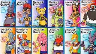 All 12 Gods Of Destruction Revealed Names Universes And More [upl. by Nostrebor]