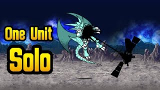 Battle Cats ITF 3 Moon One Unit Solo Raging Bahamut [upl. by Ennad]